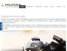 Tablet Screenshot of polpora.com